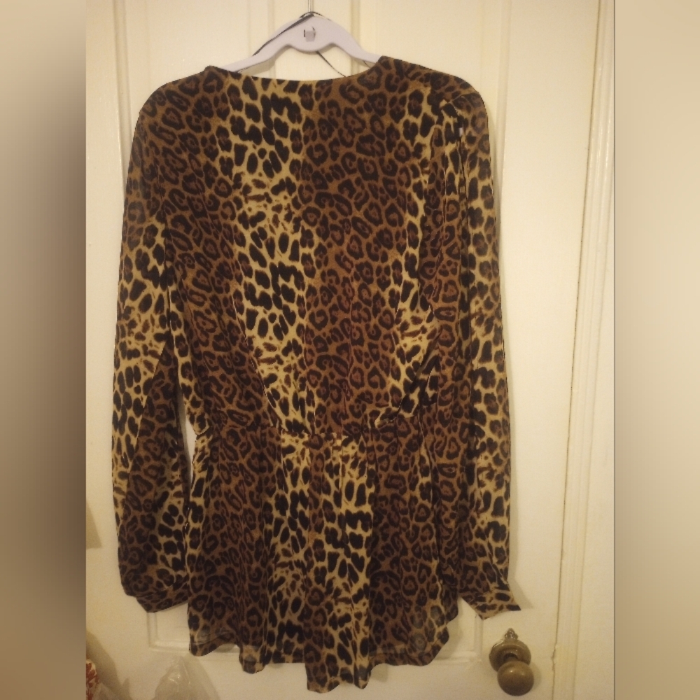 Cotton Candy Leopard Print Jumpsuit